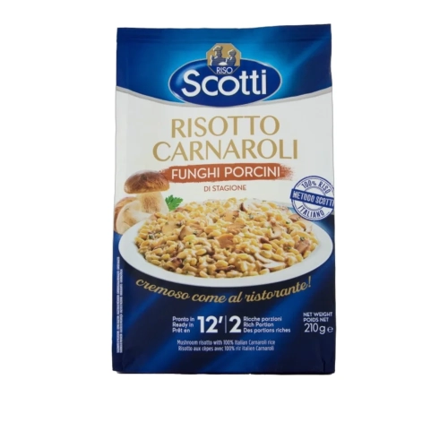 Ryż z prawdziwkami Risotto con Funghi Porcini Riso Scotti 210g - widok szczegółowy 2