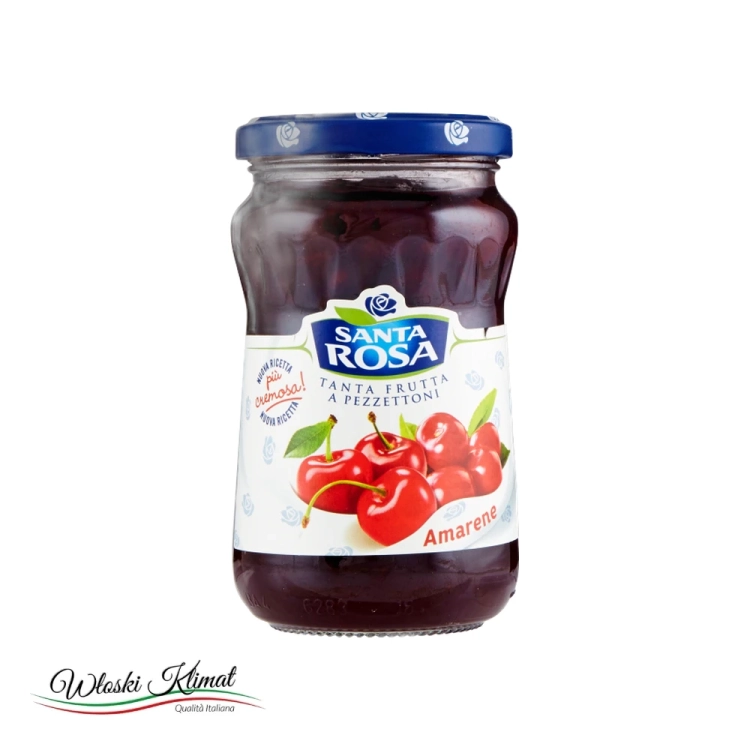 Włoska Konfitura wiśniowa SANTA ROSA 350g widok 1