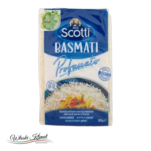 Ryż długoziarnisty Basmati Riso Scotti 500g - widok z przodu / opakowanie