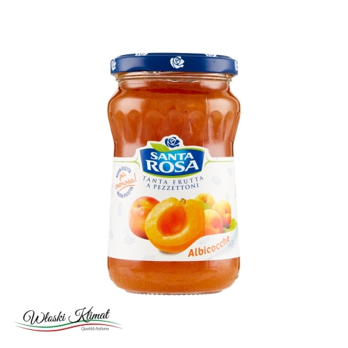 Włoska Konfitura morelowa SANTA ROSA 350g widok 1