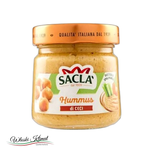 Hummus z ciecierzycy di Ceci SACLA 190g widok 1