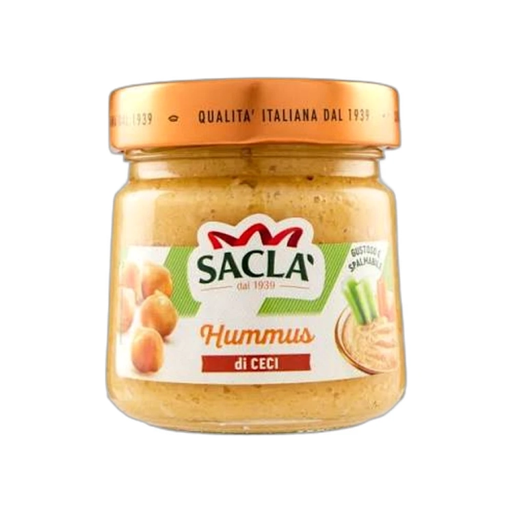 Hummus z ciecierzycy di Ceci SACLA 190g widok 2