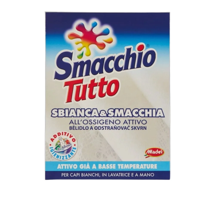 Odplamiacz z wybielaczem w proszku Smacchio Tutto MADEL 1kg - widok szczegółowy 2
