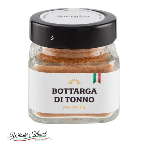 Suszona ikra tuńczyka Bottarga Tonno Smeralda 40g - widok z przodu / opakowanie