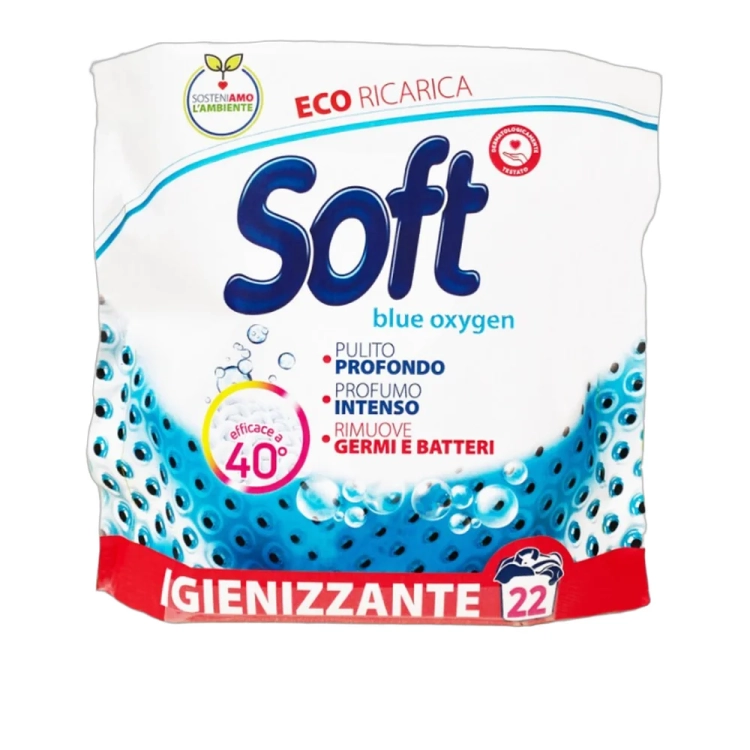 Proszek do prania białego Blue Oxygen SOFT 22 PRANIA 1,1 KG - widok szczegółowy 2