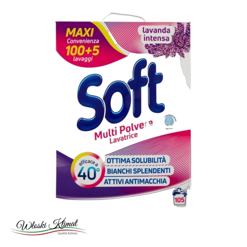 Proszek do prania  Soft Lawendowy (105 prań) 5,775kg - widok z przodu / opakowanie