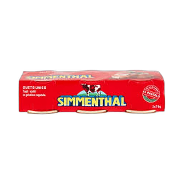 Wołowina w galarecie w puszce SIMMENTHAL (70g x 3) 210g widok 2