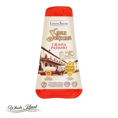 Ser w kawałku Grana Padano Latteria Soresina 200g - widok z przodu / opakowanie