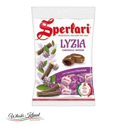 Cukierki Nadziewane Lukrecją SPERLARI LYZIA 175g - widok z przodu / opakowanie