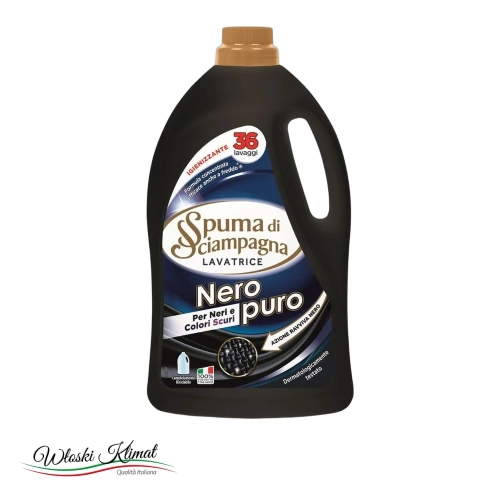 Płyn do prania czarnego Spuma di Sciampagna NERO PURO 36 prań  1,62L - widok z przodu / opakowanie