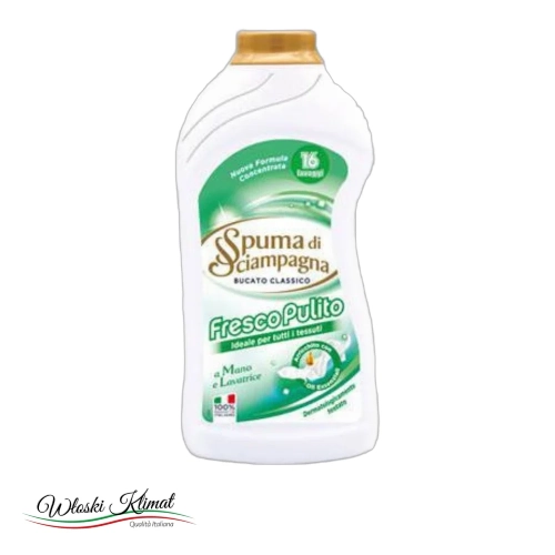 Płyn do prania Fresco Pulito Spuma di Sciampagna 800ml - widok z przodu / opakowanie