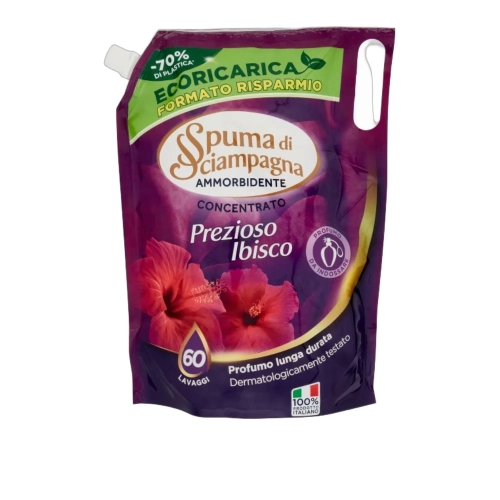 Płyn do płukania Hibiskus Prezioso Ibisco zapas Spuma di Sciampagna 1200ml - widok szczegółowy 2