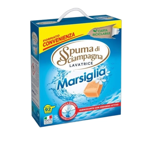 Proszek do prania Mydło Marsylskie Marsiglia 92 prania Spuma di Sciampagna 4,14kg - widok szczegółowy 2
