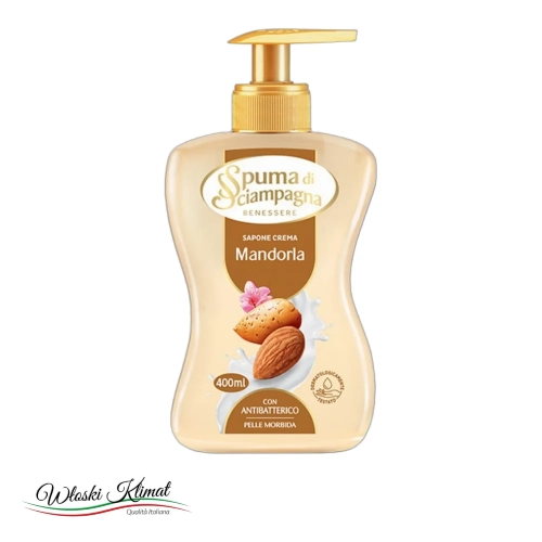 Mydło w płynie Migdałowe Mandorla Spuma di Sciampagna 300ml - widok z przodu / opakowanie