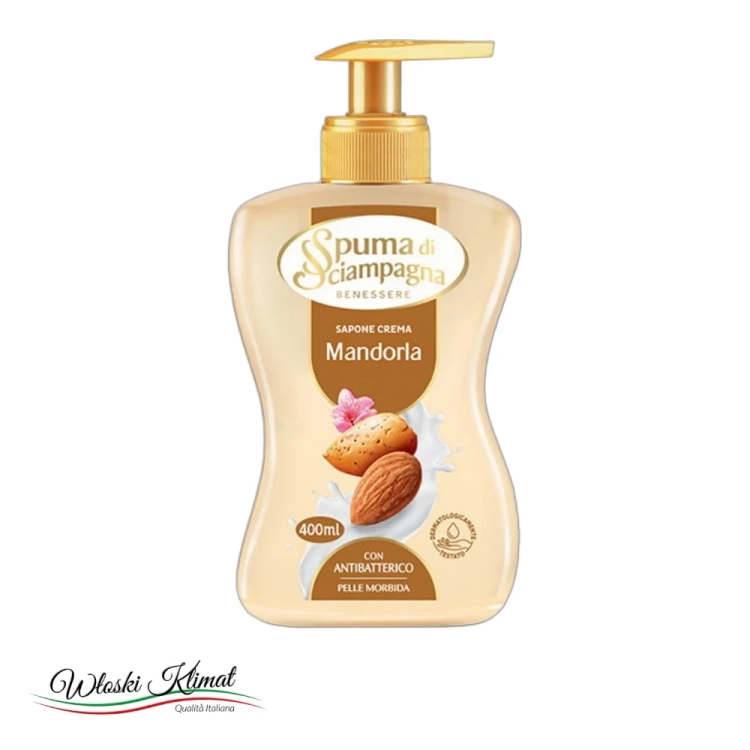 Mydło w płynie Migdałowe Mandorla Spuma di Sciampagna 300ml - widok z przodu / opakowanie