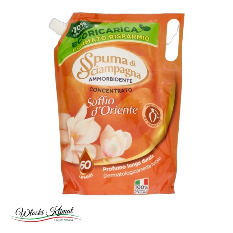 Płyn do płukania Orientalny Gold Oriental zapas Spuma di Scampagna 1200ml - widok z przodu / opakowanie