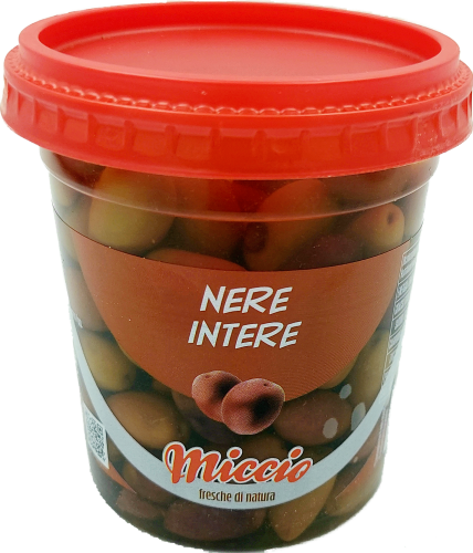 Oliwki czarne z pestką Miccio 200 g