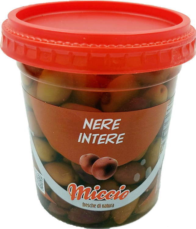 Oliwki czarne z pestką Miccio 200 g