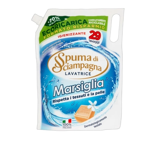 Płyn do prania mydło marsylskie Marsiglia Spuma di Sciampagna  ZAPAS 1,305L - widok szczegółowy 2