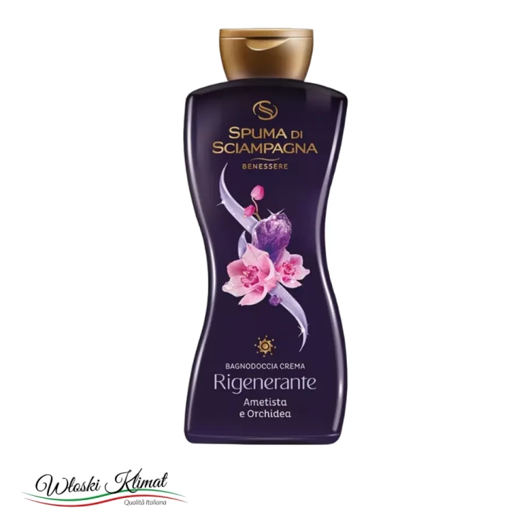 Płyn do kąpieli Spuma Di Sciampagna AMETYST i ORCHIDEA 650ml - widok z przodu / opakowanie