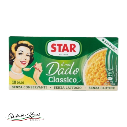 Bulion w kostkach klasyczny 10 szt. Dado Classico STAR 100g - widok z przodu / opakowanie