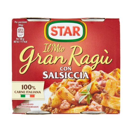 Ragu con Salsiccia na bazie kiełbasy dojrzewającej STAR 2 x 180g - widok szczegółowy 2