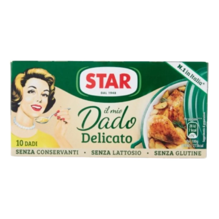 Bulion w kostkach delikatny Delicato Dado x10 STAR 100g - widok szczegółowy 2