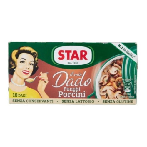Bulion w kostkach grzybowy - prawdziwkowy Porcini Dado x10 STAR 100g - widok szczegółowy 2