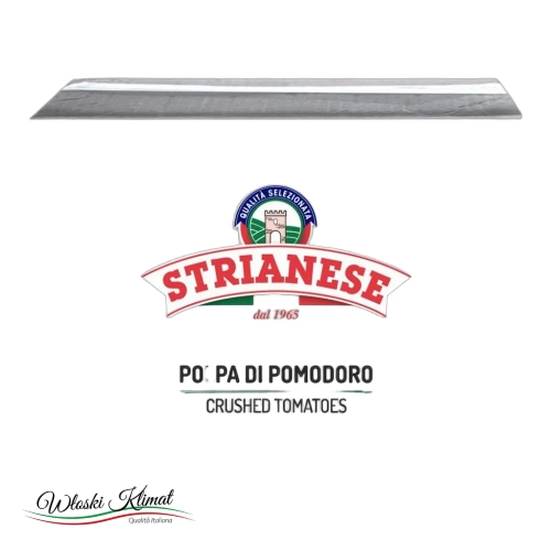 Sos pomidorowy na pizzę Pulpa z pomidorów Strianese 10kg - widok z przodu / opakowanie