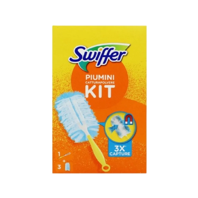 Miotełka magnetyczna z mikrofibry do kurzu rączka + 3 wkłady Duster Kit SWIFFER - widok szczegółowy 2