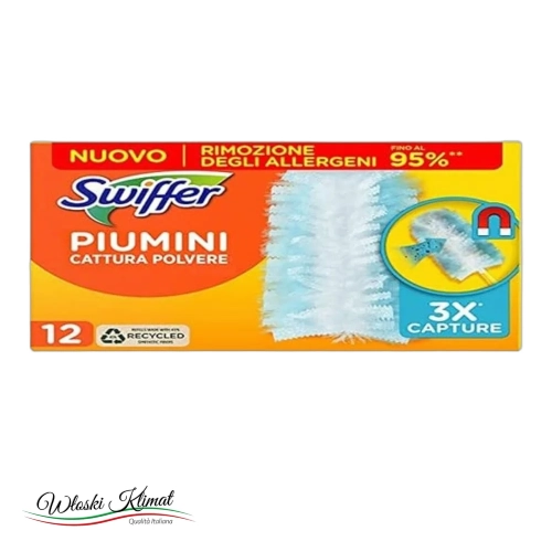 Ściereczki do kurzu - wkłady do miotełki Duster 12 szt. SWIFFER - widok z przodu / opakowanie