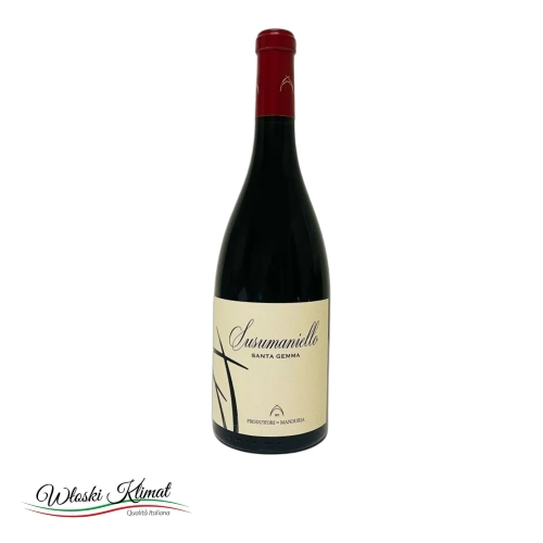 Wino czerwone wytrawne Santa Gemma Susumaniello Produttori di Manduria 750ml - widok z przodu / opakowanie