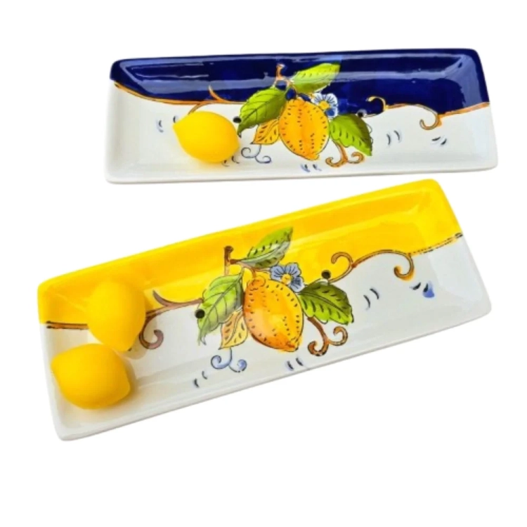 Mydelniczka ceramiczna - taca długa Limone Etienne 96 by L&G - widok szczegółowy 2