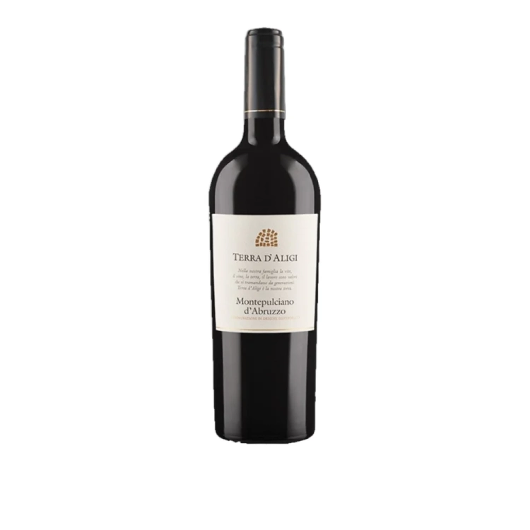 Wino czerwone Montepulciano d'Abruzzo DOC Terra d'Aligi 750ml - widok szczegółowy 2