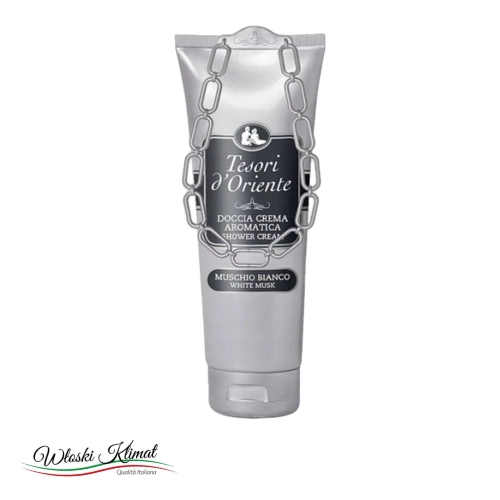 Żel pod prysznic Muschio Bianco Tesori d'Oriente 250ml - widok z przodu / opakowanie