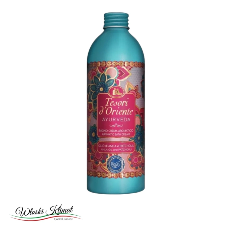 Płyn do kąpieli Ayurveda Tesori d'Oriente 500ml - widok z przodu / opakowanie