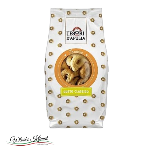Precelki Tarallini Gusto Classico Tesori 200g - widok z przodu / opakowanie
