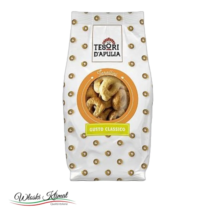Precelki Tarallini Gusto Classico Tesori 200g - widok z przodu / opakowanie