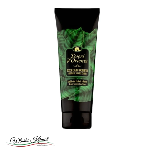 Żel pod prysznic męski Sandalo del Kashmir e Vetiver Tesori d'Oriente 250ml - widok z przodu / opakowanie