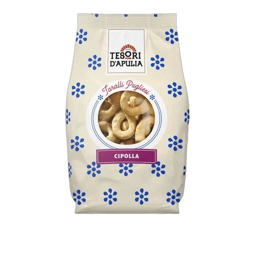 Taralli cebulowe Cipolla Tesori d'Apulia 400g - widok szczegółowy 2