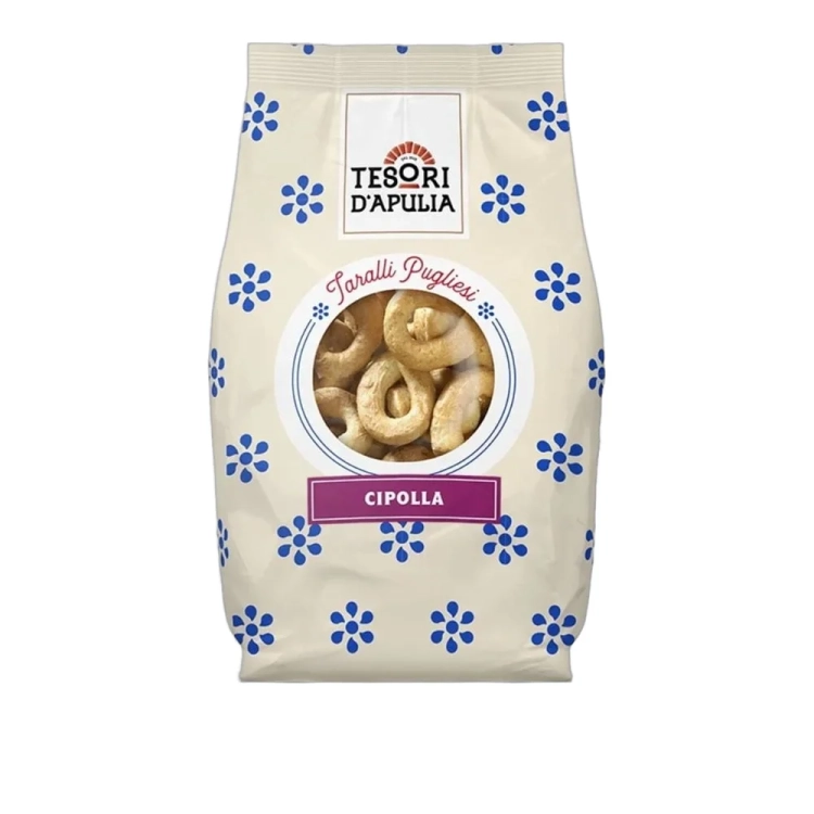 Taralli cebulowe Cipolla Tesori d'Apulia 400g - widok szczegółowy 2