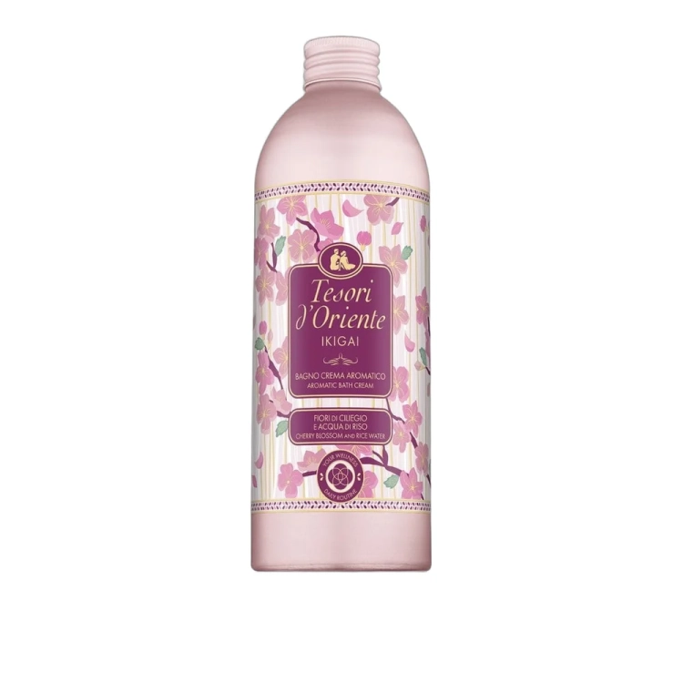 Płyn do kąpieli Kwiat Wiśni i Woda Ryżowa Ikigai Tesori d'Oriente 500ml - widok szczegółowy 2