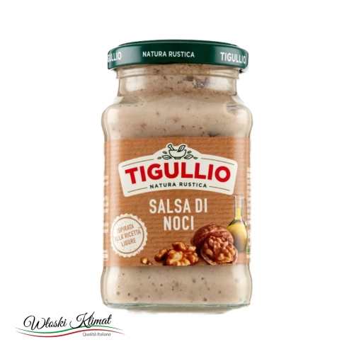 Sos Tigullio z orzechami włoskimi Salsa di noci 185g - widok z przodu / opakowanie