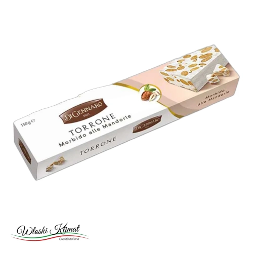 Torrone z migdałami Mandorle Di Gennaro 150 g - widok z przodu / opakowanie