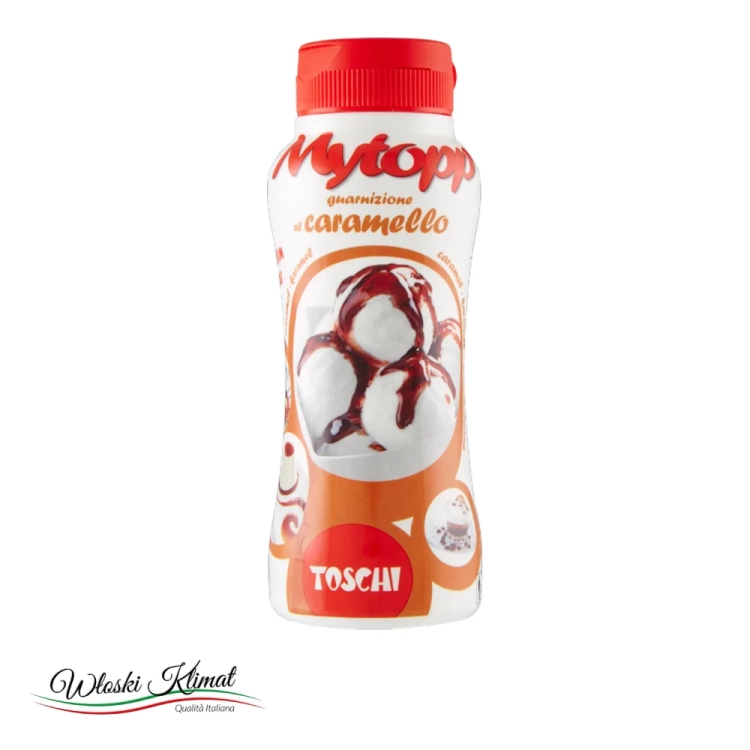 Polewa karmelowa Fabbri al Caramello TOSCHI 200ml - widok z przodu / opakowanie