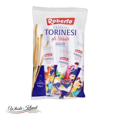 Paluszki chlebowe Grissini Torinesi Roberto 350G - widok z przodu / opakowanie