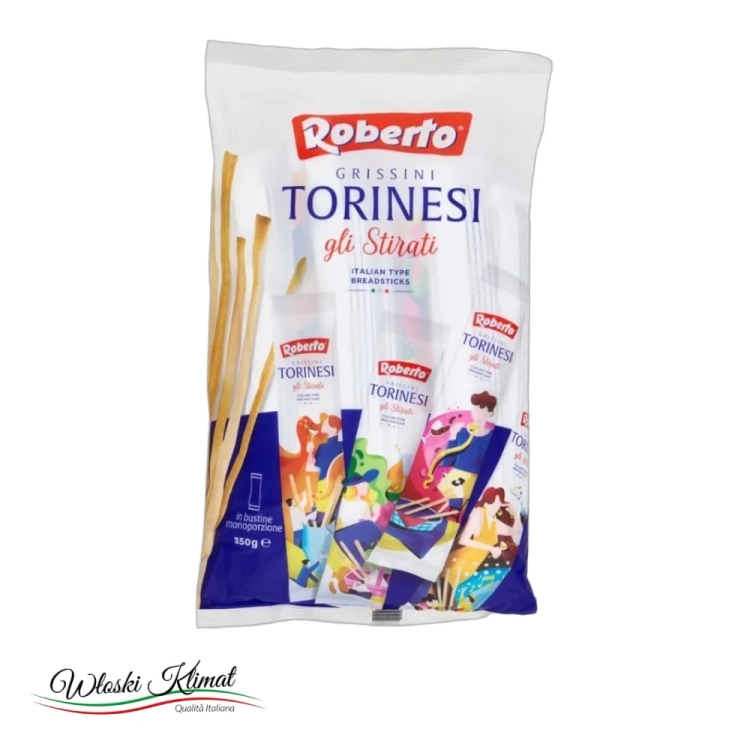 Paluszki chlebowe Grissini Torinesi Roberto 350G - widok z przodu / opakowanie