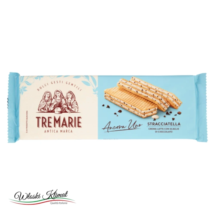 Wafle z nadzieniem Stracciatella Tre Marie 140 g - widok z przodu / opakowanie