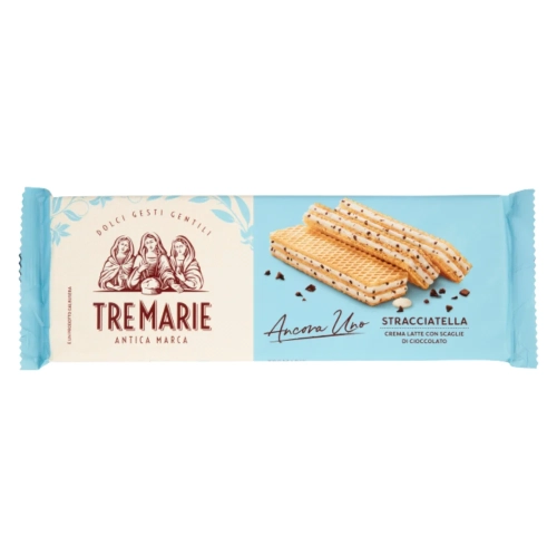 Wafle z nadzieniem Stracciatella Tre Marie 140 g - widok szczegółowy 2