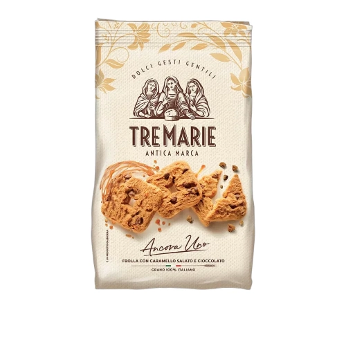 Ciastka kruche karmelowe z kawałkami czekolady TRE MARIE 315G - widok szczegółowy 2